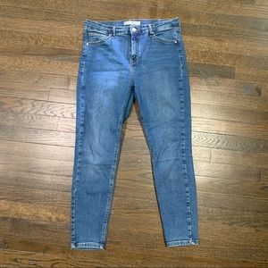 Topshop High Rise Skinny Jeans